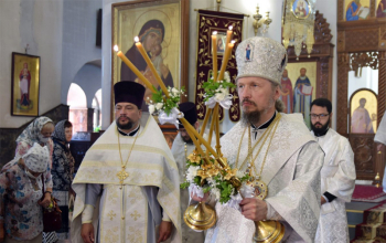 Троицкая родительская суббота в кафедральном соборе Воскресения Христова г. Борисова