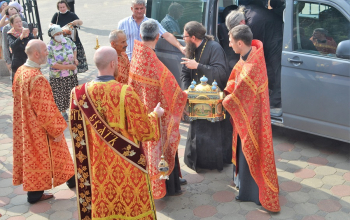 В храм Рождества Христова доставлен ковчег с частицей мощей святого благоверного князя Александра Невского