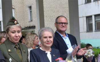 Линейка в средней школе № 22 г. Борисова