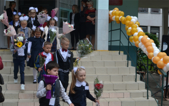 Линейка в средней школе № 22 г. Борисова