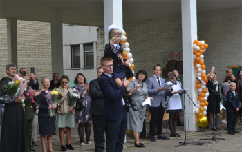 Линейка в средней школе № 22 г. Борисова