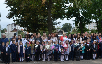 Линейка в средней школе № 22 г. Борисова