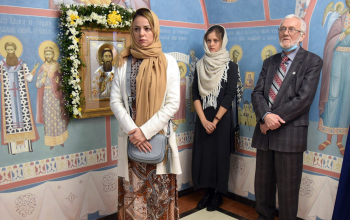 Престольный праздник домового храма Борисовского епархиального управления