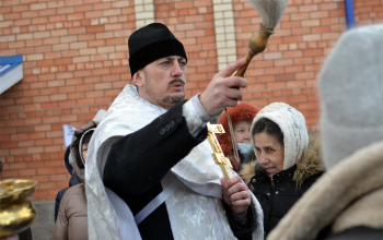 Праздник Крещения в храме Рождества Христова