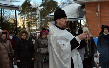 Праздник Крещения в храме Рождества Христова
