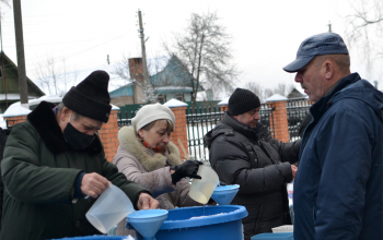 Праздник Крещения в храме Рождества Христова