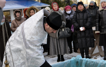 Праздник Крещения в храме Рождества Христова
