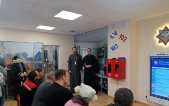 Клирики кафедрального собора приняли участие в республиканской акции МЧС «Безопасность в каждый дом»