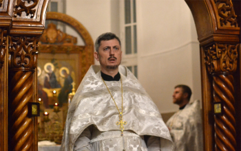 Праздничная Божественная литургия в храме Рождества Христова