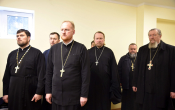 Освящение помещения для социального центра  в Борисове