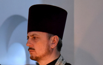 Великое повечерие с чтением канона преподобного Андрея Критского в Воскресенском кафедральном соборе г.Борисова