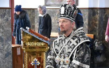 Литургия Преждеосвященных Даров в кафедральном соборе Воскресения Христова