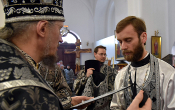 Литургия Преждеосвященных Даров в кафедральном соборе Воскресения Христова