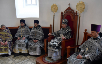 Литургия Преждеосвященных Даров в кафедральном соборе Воскресения Христова