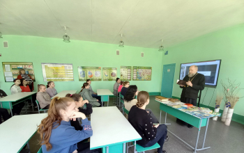 Выездной устный журнал «Благовест» в мстижской средней школе