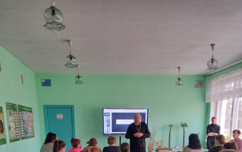 Выездной устный журнал «Благовест» в мстижской средней школе