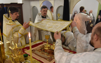Божественная литургия в храме Минской иконы Божией Матери г. Смолевичи