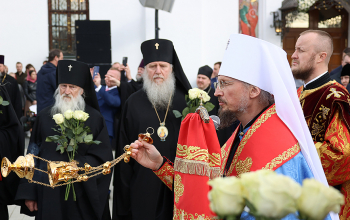 Торжественная церемония открытия памятника Митрополиту Филарету