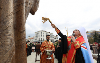 Торжественная церемония открытия памятника Митрополиту Филарету