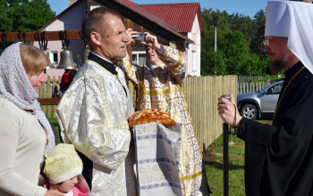Освящение храма в честь Успения Пресвятой Богородицы в аг. Бродец