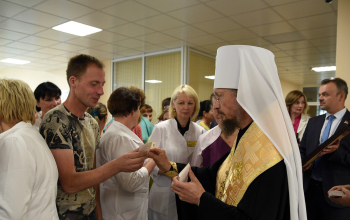 Митрополит Вениамин освятил детский многопрофильный корпус ЦРБ