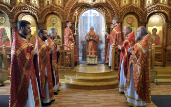 Престольный праздник криптовой церкви святой мученицы Иулии Карфагенской