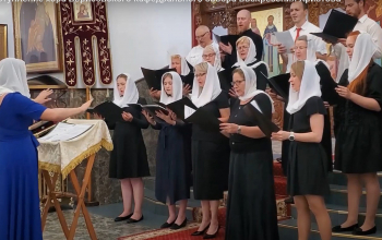 Выступление хора