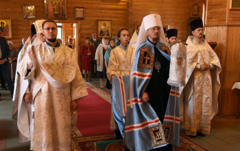 Божественная литургия в храме великомученика Георгия Победоносца гп. Смиловичи 