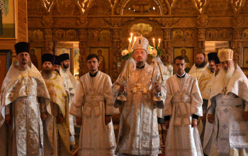 Божественная литургия в храме великомученика Георгия Победоносца гп. Смиловичи 