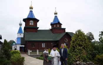 Божественная литургия в храме великомученика Георгия Победоносца гп. Смиловичи 