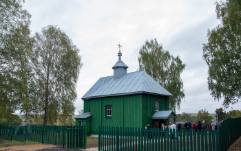 Протоиерей Александр Вербило сослужил владыке Вениамину в храме Преображения Господня в д. Грицковичи