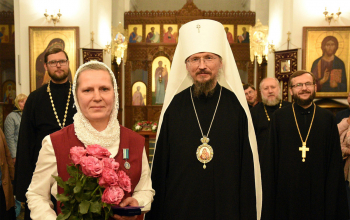 Всенощное бдение в кафедральном соборе Воскресения Христова