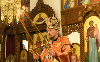 Всенощное бдение в кафедральном соборе Воскресения Христова