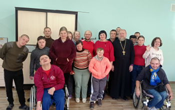 Поздравление воспитанников дневного пребывания инвалидов Борисовского ТЦСОН