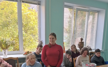 Поздравление воспитанников дневного пребывания инвалидов Борисовского ТЦСОН