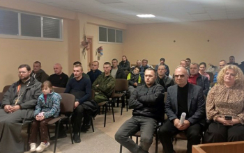 В СШ №12 г. Борисова с участием священнослужителя прошла конференция отцов «Семья. Отец. Отечество»