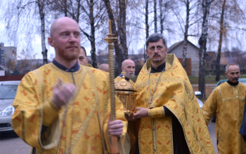 В храм Рождества Христова  доставлен ковчег с частицей мощей и икона святой Матроны Московской