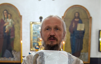 Освящение криптового храма в честь священномучеников Борисовских