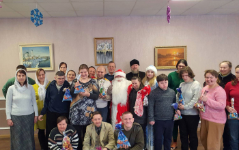 Поздравления в рамках акции «Подарим радость на Рождество»