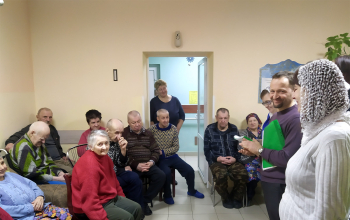 Поздравление в больнице сестринского ухода аг. Забашевичи