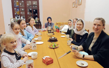 Детско-юношеский хор кафедрального собора Воскресения Христова в Свято-Успенском Жировичском монастыре