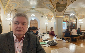 Представители СШ № 24  Вятский В.С и  Сорокун М.Н. на XXXI Международных Рождественских образовательных чтениях