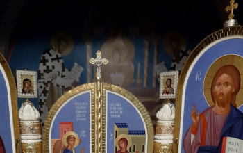 Благодарственный молебен по окончанию выставки