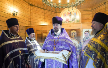 Освящение храма в честь Рождества Пресвятой Богородицы в мемориальном комплексе «Хатынь»