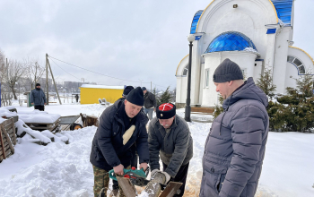 Субботник на территории храма
