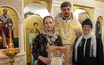 Лазарева суббота. Нижний придел в честь святителя Спиридона Тримифунтского храма Минской иконы Божией Матери г. Смолевичи