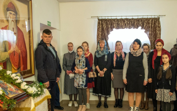 Лазарева суббота. Нижний придел в честь святителя Спиридона Тримифунтского храма Минской иконы Божией Матери г. Смолевичи