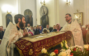 Пасха Господня в кафедральном соборе Воскресения Христова