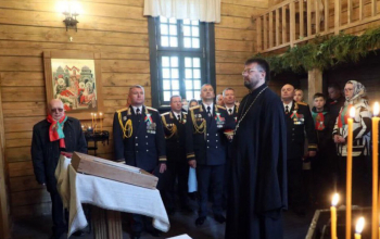 В Хатыни протоиерей Павел Яцукович совершил литию по погибшим в годы Великой Отечественной войны