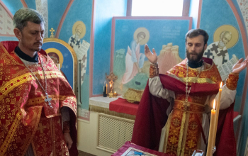 Престольный праздник в Борисовском епархиальном управлении